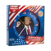Limited Edition Talking Trump Wall Clock V3 With Red Try Me Button Sounds Every Hour  - Louder Sound